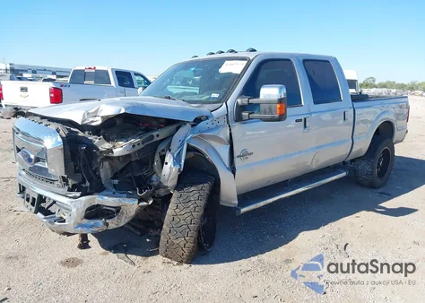 2015 Ford F250 Super Duty из США, поврежденный, VIN 1FT7W2BT4FEB92888